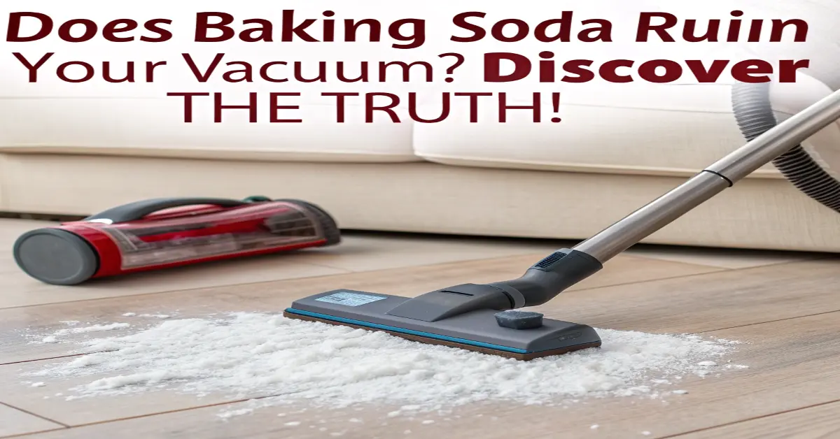 Does Baking Soda Ruin Your Vacuum?