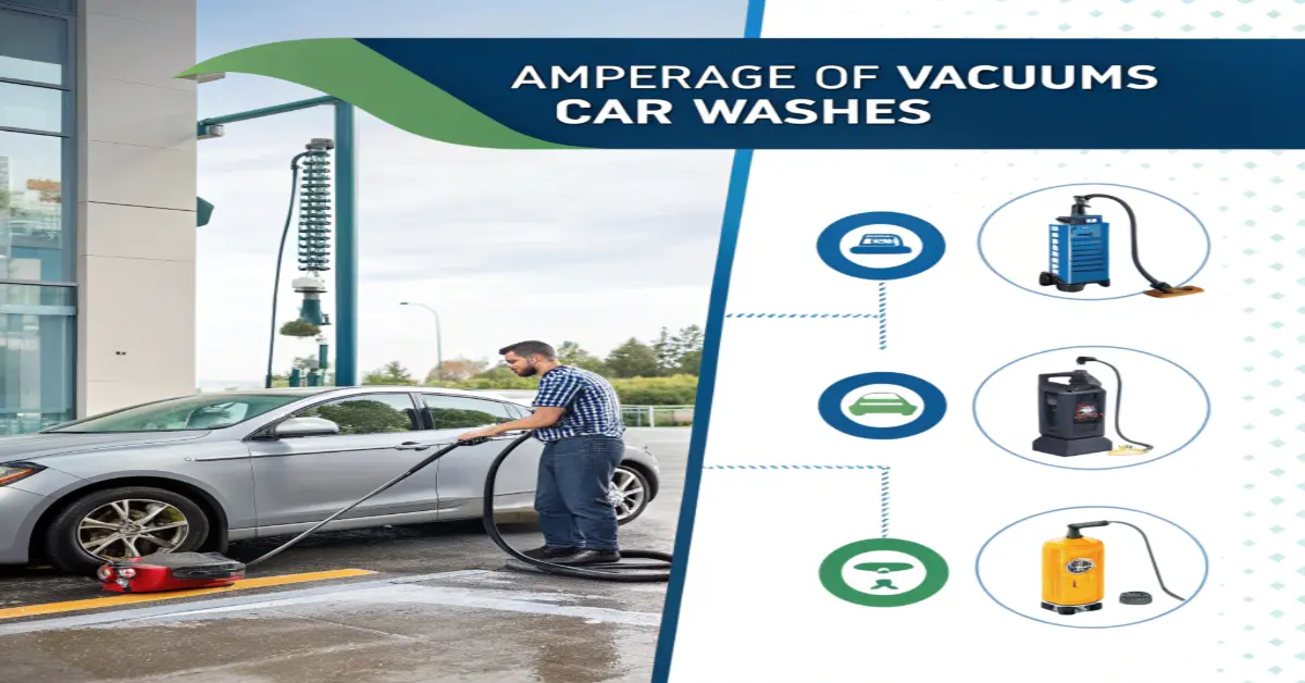 What’s the Amperage of Vacuums at Car Washes?